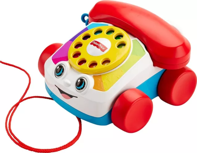 Fisher-Price- Telefono Parlante Trascinabile, Giocattolo per Bambini 1+...