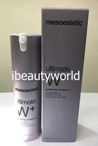 Mesoestetic Ultimate W+ Whitening Essence 30ml New in Box #ibe