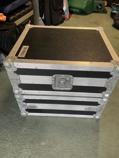 2 X Swan Flight Turntable Flight Cases - For Technics 1210