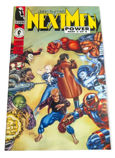 John Byrne's Next Men #25 Power #3 Of 4 Dark Horse Comics 1994