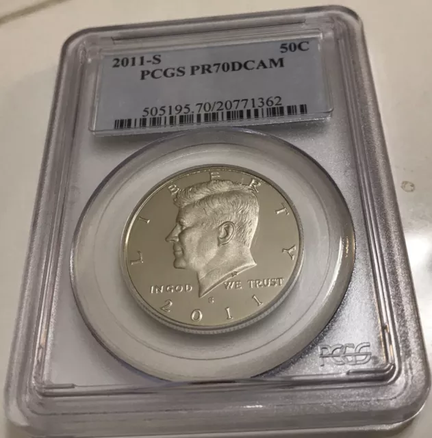 2011-S Kennedy Half Dollar - PCGS PR70DCAM - Top Grade - Nice Coin