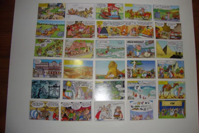 Carte Cora Imbattable Asterix 2023 :  Lot De 30 Stickers Autocollant ( Complet )