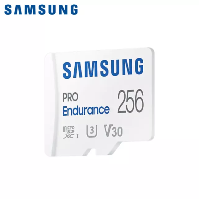 Samsung 256 Go Pro Endurance microSDXC UHS-I U1 V10 + adaptateur pour caméra de tableau de bord / vidéosurveillance 2