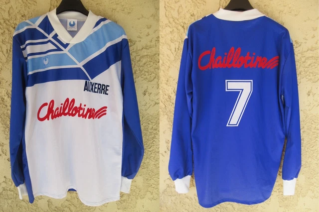 Maillot Domicile AJ Auxerre Vintage 1980-1981 - Le Coq Sportif - Taille 4x5