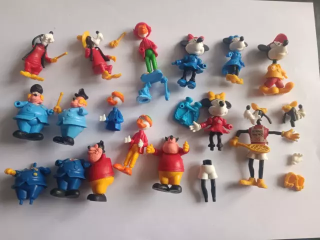 Rare Lot anciens Kinder montables Série MICKEY DINGO pour pièces années 1980