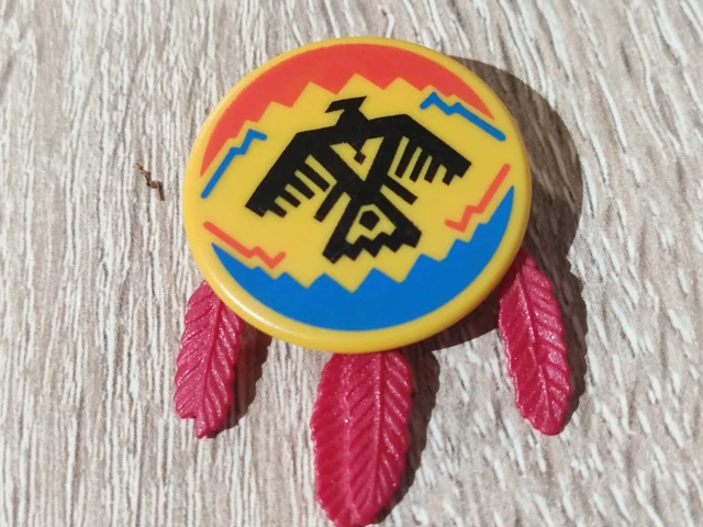 PLAYMOBIL - 2 Scudi Africani/Zulu Per Indigeni - Pezzi Usati (da Set 4233, 9847)