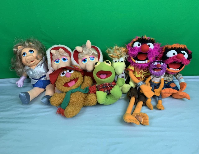 The Muppets Doll Plush Disney, Fisher Price, Hendon Lot Animal Piggy Kermit