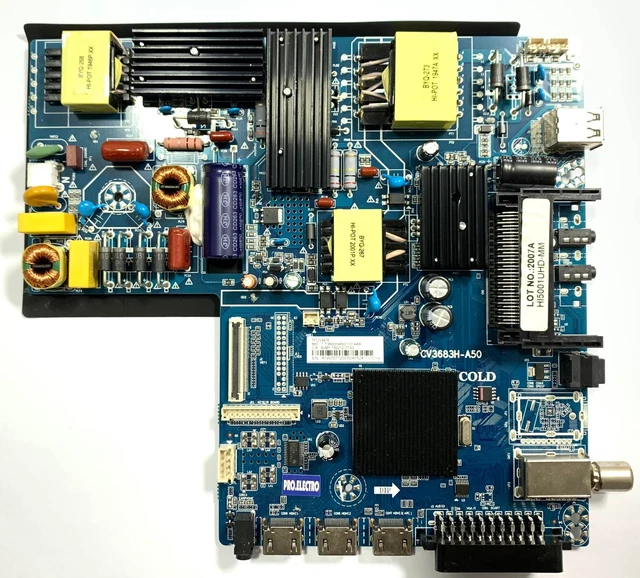 Carte mère télé Brandt B5504UHD Référence: CV3686H-A50