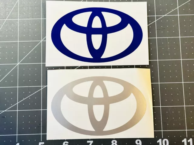 Toyota Logo Vinyl Decal Many Sizes & Colors Buy 2 Get 1 FREE + FREE Shipping!