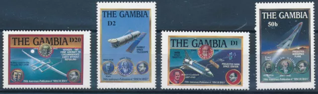[BIN13225] Gambia - Space - good set of stamps very fine MNH