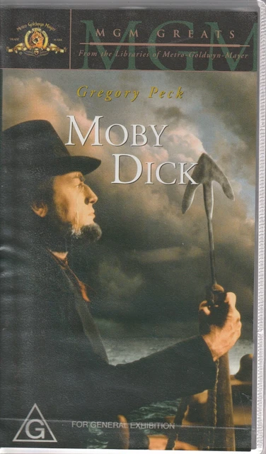 Moby Dick Gregory Peck Vhs Tape 7 08 Picclick Au