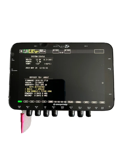 Convergent Design Odyssey7Q+ OLED Monitor & 4K Recorder