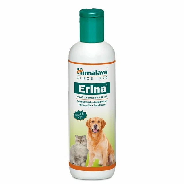 Himalaya Erina Coat Cleanser, control de la caspa para Perros y Gatos...