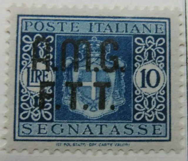 Italy Anglo-American Administration Trieste Postage Due 1947 10L MH* A16P8F612