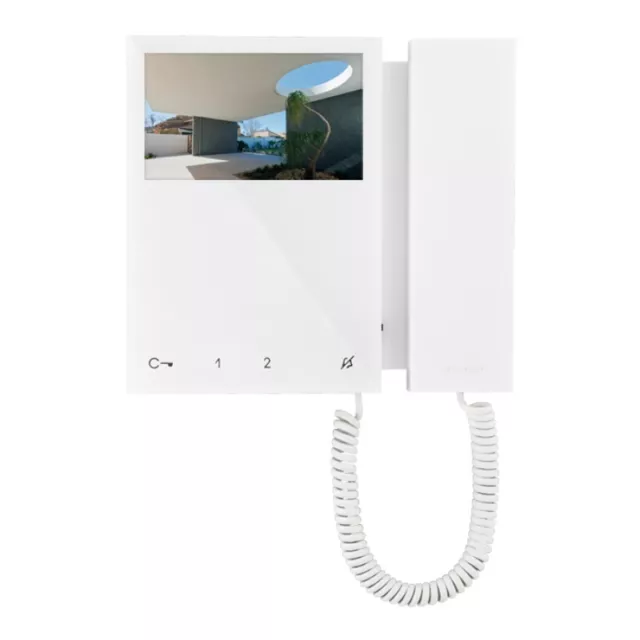 Comelit 6701W Videocitofono Mini con Cornetta - Bianco- come NUOVO