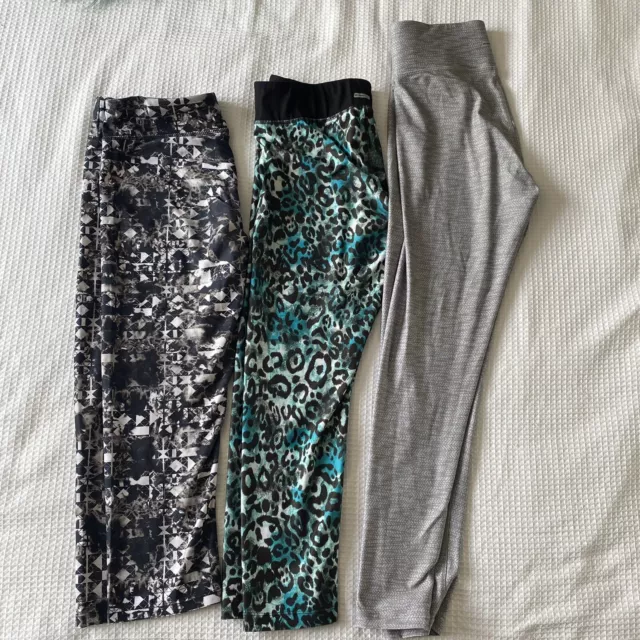 3 PAIRS GEORGE Asda Workout Leggings Athletic Works ANA Size Small 8-10  £6.99 - PicClick UK