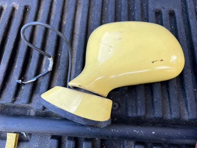 96-02 BMW E36/7 Z3 LEFT DOOR HEATED SIDE VIEW EXTERIOR MIRROR OEM yellow