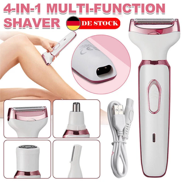 Elektrischer Rasierer Intimbereich Akku Damenrasierer Bikini Trimmer Epilie H6E9