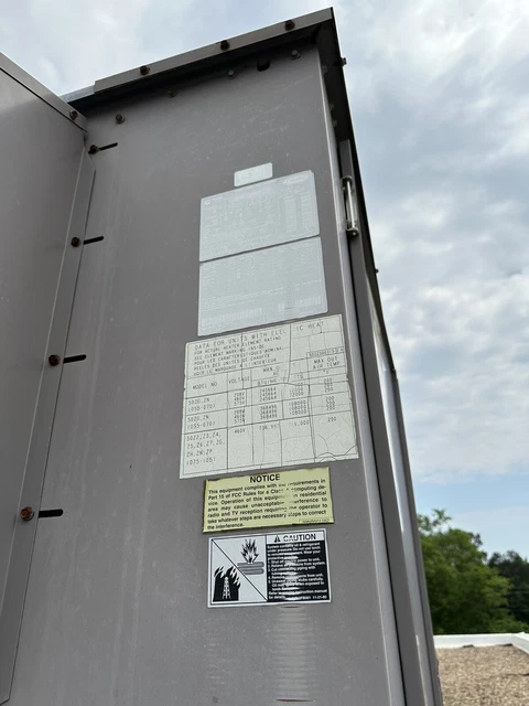 Carrier 50 Ton Rooftop Units