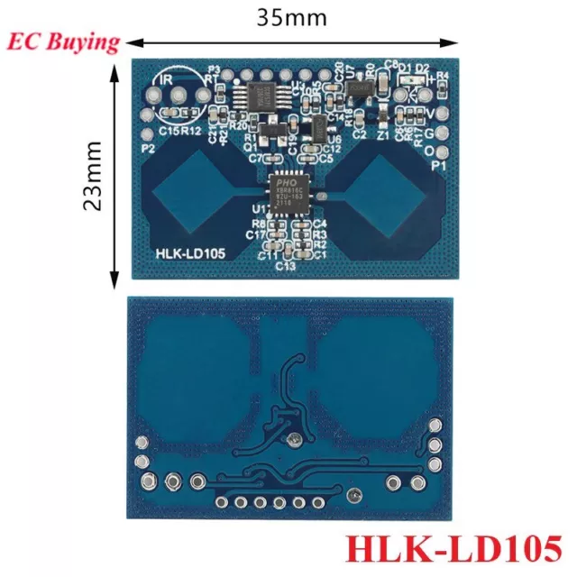 HLK-LD105 10G Microwave X-band Radar Sensor Human Body Induction Module