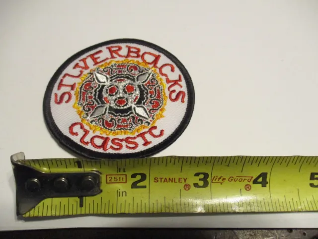 Silverbacks Classic Martial Arts Karate Round 3'' Sew On  Patch