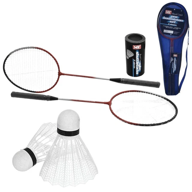 Badminton Racket Set GR 505 2 Rackets 2 Shuttlecocks Full Racket Carry Bag