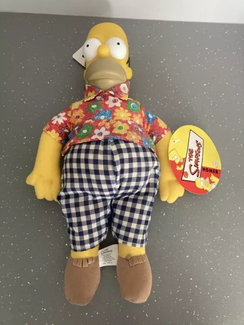 Vintage The Simpsons Homer Simpson Plush Toy. Large Homer, The Simpsons Gifts