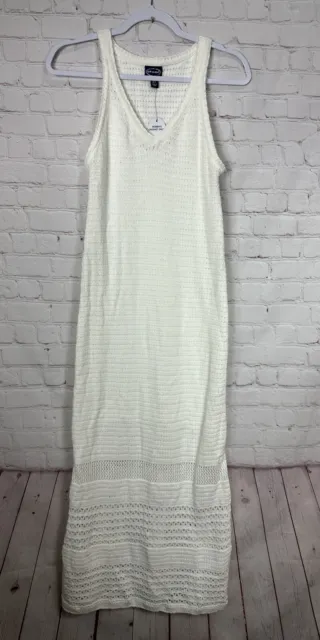 Scoop women's maxi lengh lined crochet knit dress, sz XS, NWT