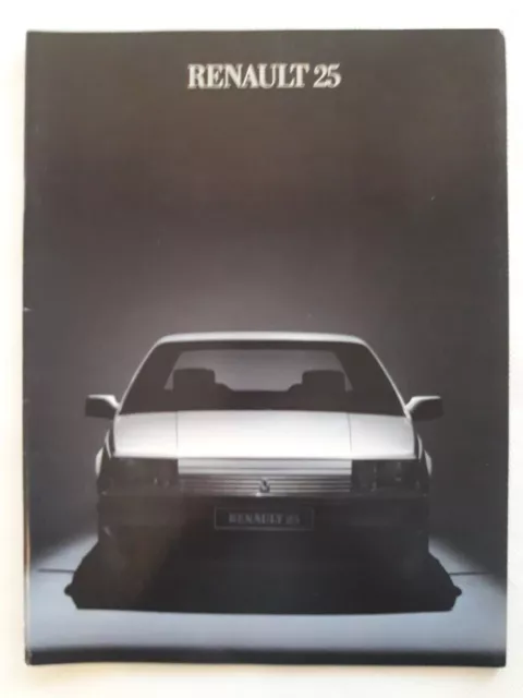 catalogue brochure publicitaire prospectus Renault 1984