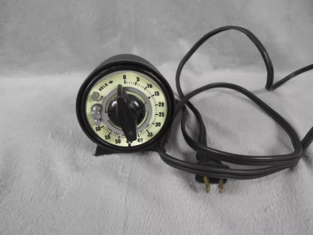 Temporizador Ampliador de Cuarto Oscuro Raro De Colección M.H Rhodes Mark Time 60 Segundos Modelo 78100