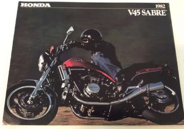 1982 HONDA V45 SABRE MOTORCYCLE brochure