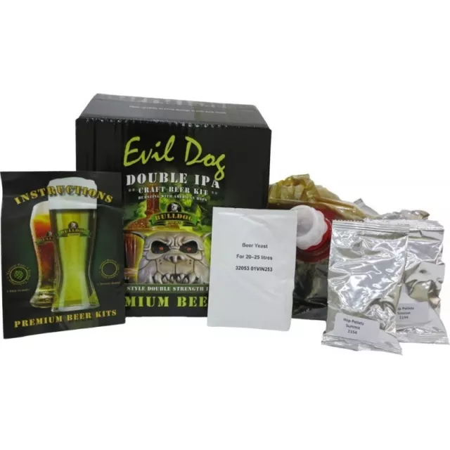 Bulldog Brews - Evil Dog American Double IPA 4,7 kg kit de brassage bière...