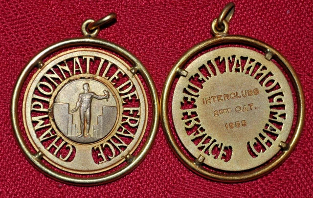 Médaille FFBB - Fédération Française De Basketball - Tirage Original 1955