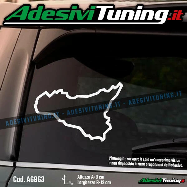 Adesivo Forma Italia Mappa Bandiera - Foto 14