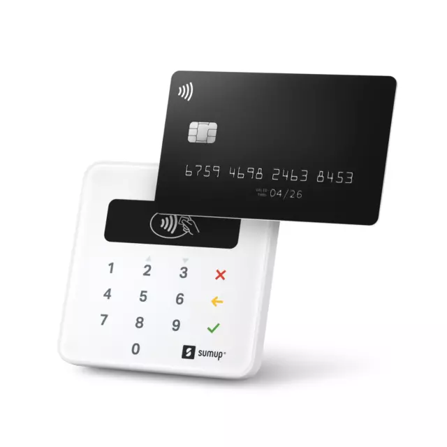 SumUp Air mobiles Kartenterminal zum bargeldlosen Bezahlen, EC Karte Kreditkarte