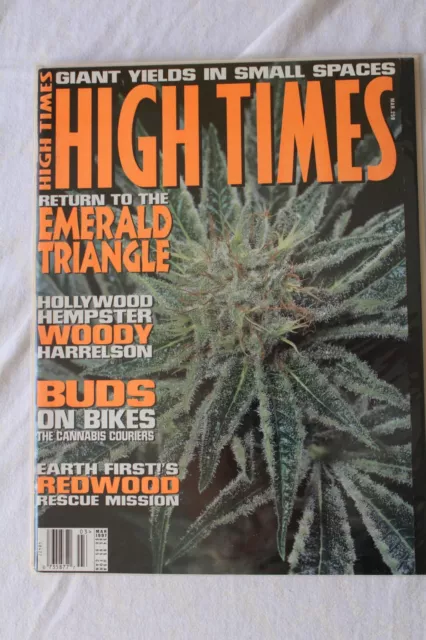 HIGH TIMES MAGAZINE MAR MARCH 1997 #259 VINTAGE VTG Woody Harrelson Issue