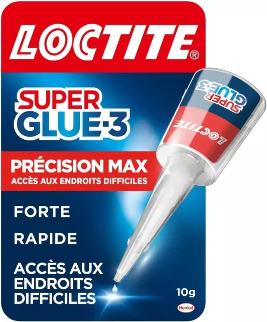 Sekundenkleber Loctite Super Glue 3 Precision 10g Max Multi Henkel 1-12 Stk.