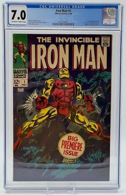 Iron Man #1 Marvel Comics 1968 CGC 7.0