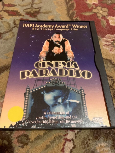 DVD box 1988 film "Cinema Paradiso" ~ cover only, no mivie inside