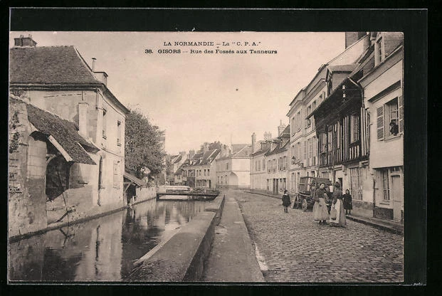 CPA Gisors, Rue des Fosses aux Tanneurs