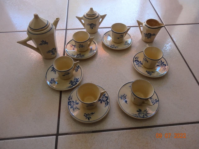 SERVICE POUR ENFANTS Dînette? En Faience De Gien Modèle Primavera EUR