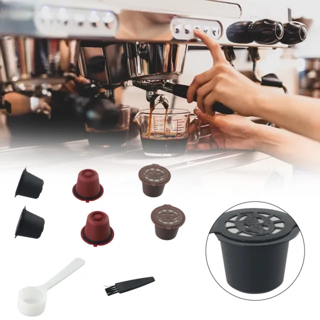 Confezione da 6 cialde da caffè riutilizzabili ecologiche per Nespresso Maker