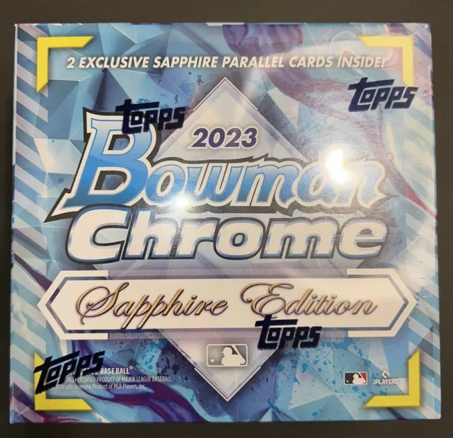 2023 Bowman Chrome Sapphire Edition Baseball Box Online Exclusive New Sealed