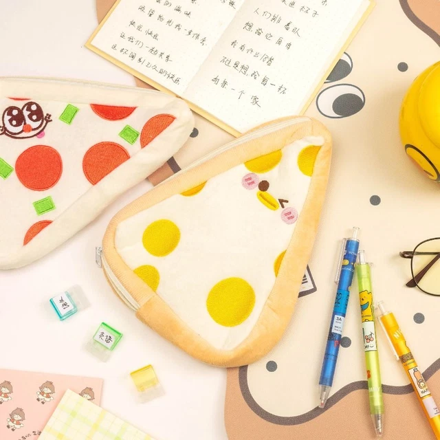 articles divers Pizza Toast Papeterie Sac Sac Crayon Cosmétiques Sac Stylo Sac