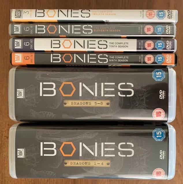 BONES　DVDセット　１〜９と11 BONES COMPLETE SERIES 1-12 DVD SEASON 1 2 3 4 5 6 7 8 9 10