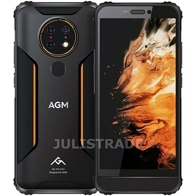 AGM M6 4G Rugged Phone, Cell Phone for Seniors & Kids, Dual SIM IP68/IP69K  Waterproof Phone, MIL-STD-810H, T-Mobile, 2.4 Screen, 48+128MB, 2500mAh