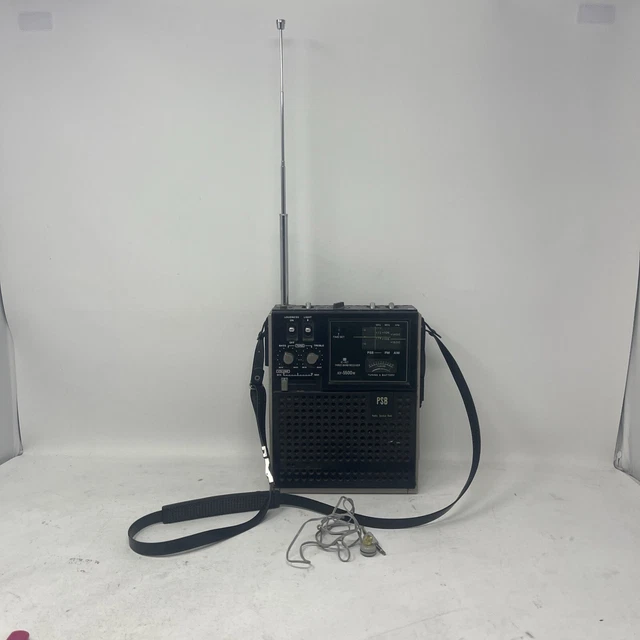 1x 3 Section Retractable Round Base Vintage Style AM/FM