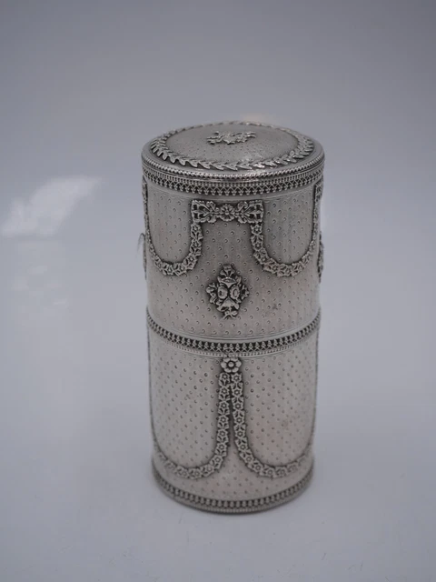 Coquetier Ancien En Argent Massif Et Vermeil - Poinçon Minerve 1er Titre XIXe