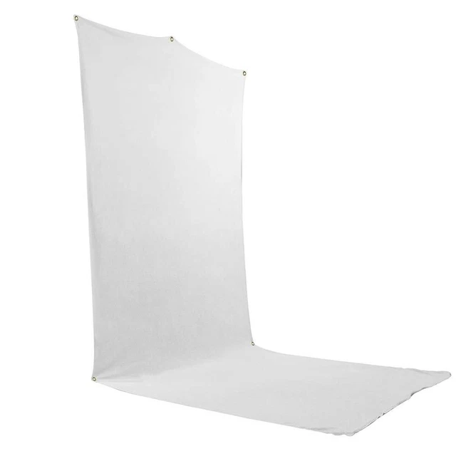 Kit de fondo de viaje Savage - fondo extendido piso blanco (5 pies x 12 pies) con
