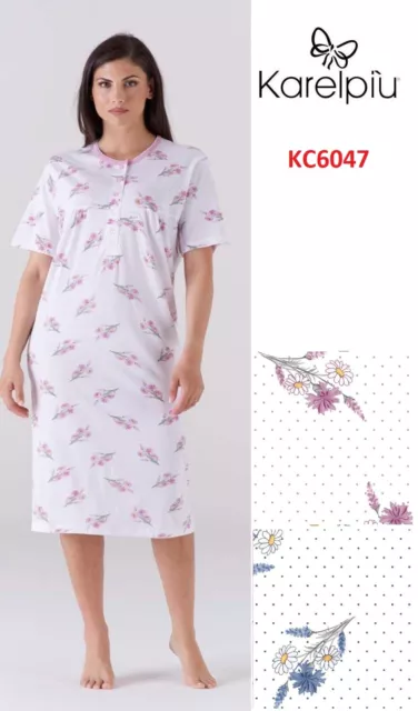 Camicia Notte M/M Donna Karelpiu´ Kc6047